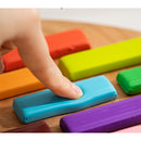 PLASTILINA COLOR DELI, set 6 culori 120 gr