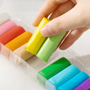 PLASTILINA COLOR DELI POLYBAG, set 12 culori 200 gr