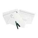 *PLIC DL, 110 x 220 mm, AUTOADEZIV, ALB, pachet 25 buc, lichidare de stoc