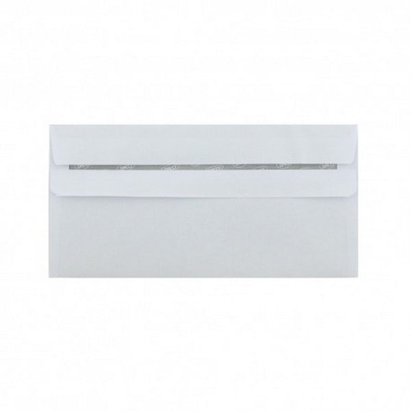 PLIC DL, 110 x 220 mm, AUTOADEZIV, ALB, pachet 100 buc