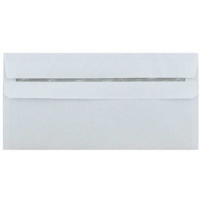 PLIC DL, 110 x 220 mm, GUMAT, ALB, pachet 100 buc