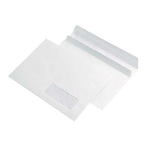 PLIC LC5, 125121, 162 x 229 mm cu fereastra DREAPTA, AUTOADEZIV, ALB, cutie de 500 buc