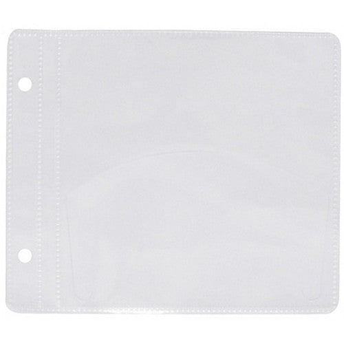PLIC PP ptr CD/DVD cu perforatii, transparent, Office Products, pachet 10 buc