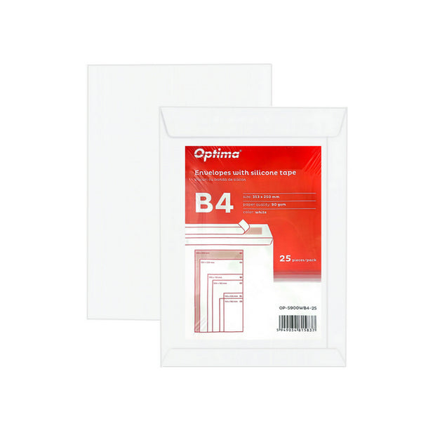 PLIC TB4, 250 x 353 mm, SILICONIC, ALB, Optima, pachet 25 buc