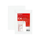 PLIC TC4, 229 x 324 mm, SILICONIC, ALB, Optima,  pachet 25 buc, FEREASTRA DREAPTA 50 x 100 mm