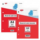REZERVA CAIET MECANIC A4 DACO, set 50 file