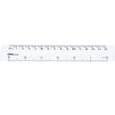 RIGLA PLASTIC TRANSPARENT DELI 15 cm