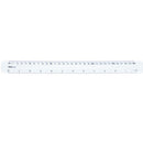 RIGLA PLASTIC TRANSPARENT DELI 30 cm
