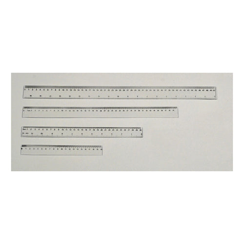 *RIGLA PLASTIC TRANSPARENT 40 cm, lichidare de stoc