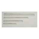 *RIGLA PLASTIC TRANSPARENT 20 cm, lichidare de stoc