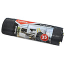 *SACI MENAJERI Office Products rezistenti NEGRU cu snur, 15 buc / rola, 35 litri, lichidare stoc
