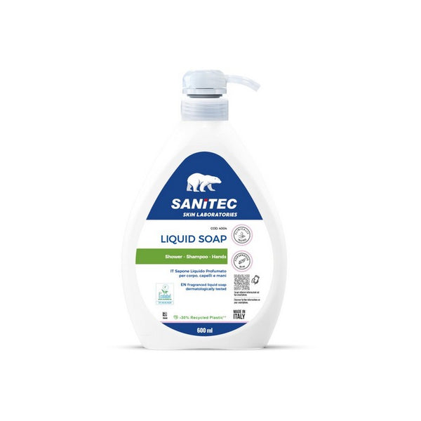 *SAPUN LICHID cu POMPITA SANITEC Bio Green Power, 600 ml, lichidare de stoc
