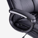 SCAUN DIRECTORIAL DELI IMITATIE PIELE 4913S, NEGRU*