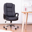 SCAUN DIRECTORIAL DELI IMITATIE PIELE 4913S, NEGRU*