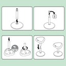 SCAUN ERGONOMIC POZITIE SEZUT/IN PICIOARE REGLABIL 47-64CM LEITZ*