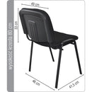 SCAUN conferinta Office Products Kos, stofa, NEGRU*