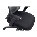 SCAUN de birou Office Products Siros, brate plastic, rotile, mesh textil/stofa, cu tetiera*