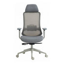 SCAUN de birou Office Products Siros, brate plastic, rotile, mesh textil/stofa, cu tetiera*