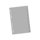 SEPARATOR PLASTIC A4 GRI, numeric 1-12