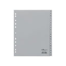 SEPARATOR PLASTIC A4 GRI, alfabetic A-Z