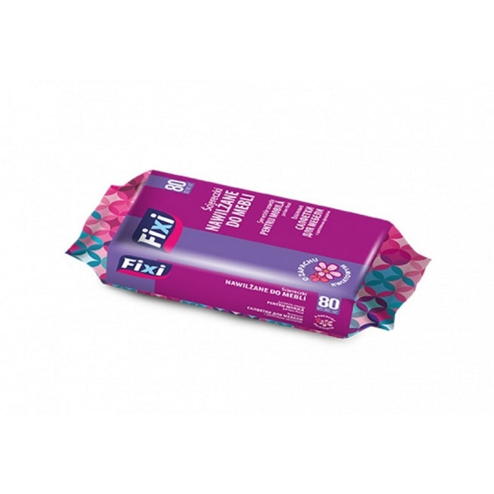 SERVETELE UMEDE pentru MOBILIER FIXI, cu AROMA de FLORI, pachet 80 bucati