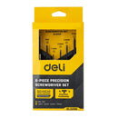 SET 6 SURUBELNITE METALICE PRECIZIE DELI, in cutie de plastic*