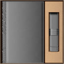 SET AGENDA B5 din PIELE cu ETUI PRINC*