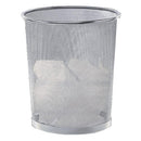 COS GUNOI de BIROU, din PLASA METALICA, MESH Cromat