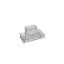 SUPORT INSTRUMENTE de SCRIS 4 COMPARTIMENTE, din PLASA METALICA, MESH Cromat