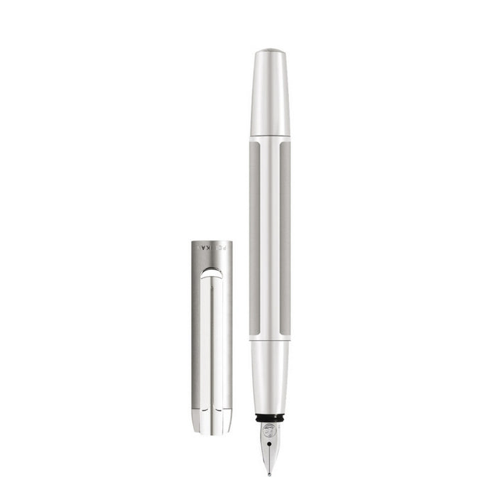 STILOU PELIKAN Pura P40, accesorii din otel inoxidabil,in cutie cadou*