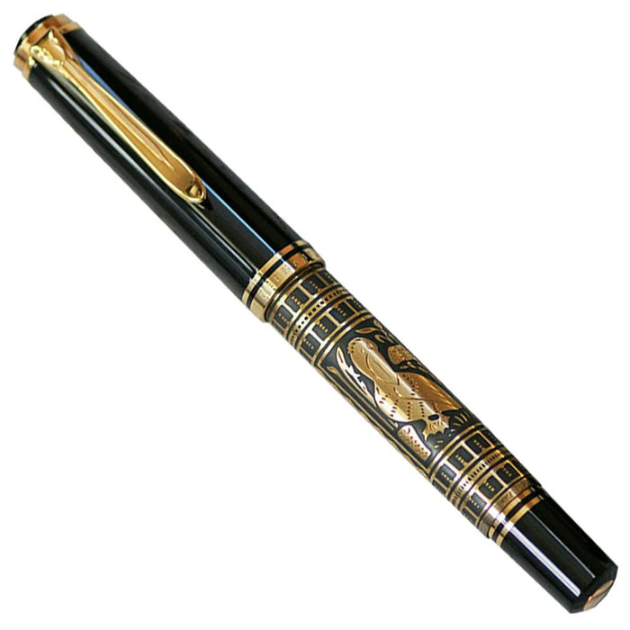STILOU PELIKAN Toledo M700, corp gravat manual si placat cu aur*