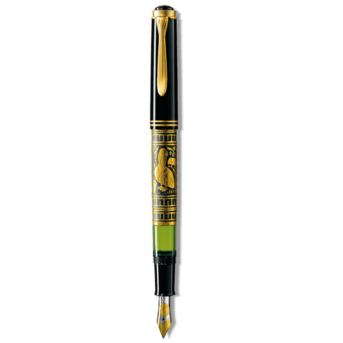 STILOU PELIKAN Toledo M700, corp gravat manual si placat cu aur*