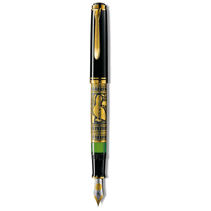 STILOU PELIKAN Toledo M900, corp gravat manual si placat cu aur*