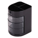 SUPORT INSTRUMENTE SCRIS NEGRU DELI, 6 compartimente