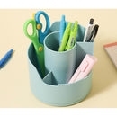 SUPORT INSTRUMENTE de SCRIS si ACCESORII de BIROU, ROTATIV, 4 COMPARTIMENTE DELI LONGREEN