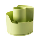 SUPORT INSTRUMENTE de SCRIS si ACCESORII de BIROU, ROTATIV, 4 COMPARTIMENTE DELI LONGREEN