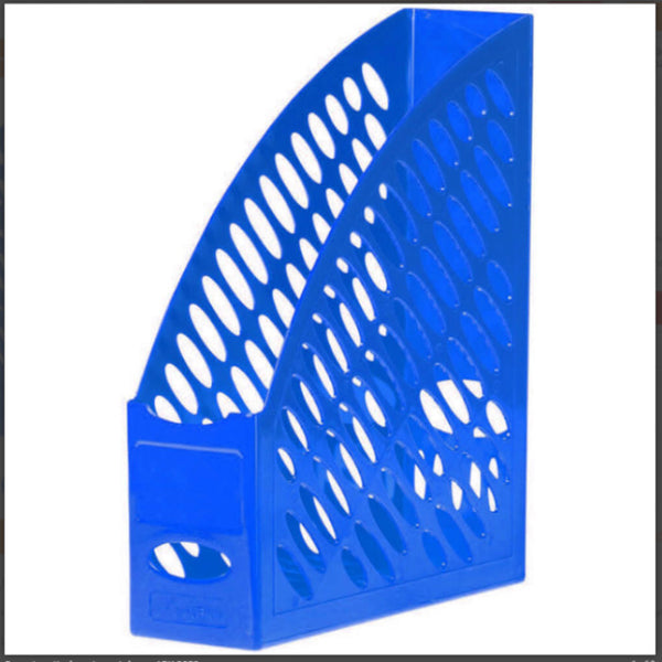 *SUPORT REVISTE din plastic ARK, 25 x 30,5 x 8 cm, ALBASTRU, lichidare de stoc