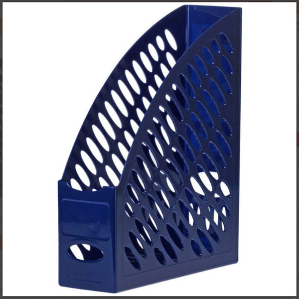 *SUPORT REVISTE din plastic ARK, 25 x 30,5 x 8 cm, BLEUMARIN, lichidare de stoc