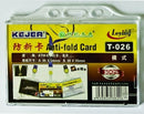 PORTCARD PVC RIGID ORIZONTAL KEJEA KJ-026, 54 x 85 mm, set 5 buc