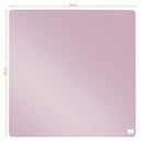 TABLA MAGNETICA PLASTIC 36 x 36 cm LILA NOBO*