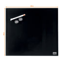 TABLA MAGNETICA STICLA NEAGRA+ACCESORII, NOBO DIAMOND, 30 x 30 cm*