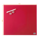 TABLA MAGNETICA STICLA ROSIE+ACCESORII, NOBO DIAMOND, 30 x 30 cm*