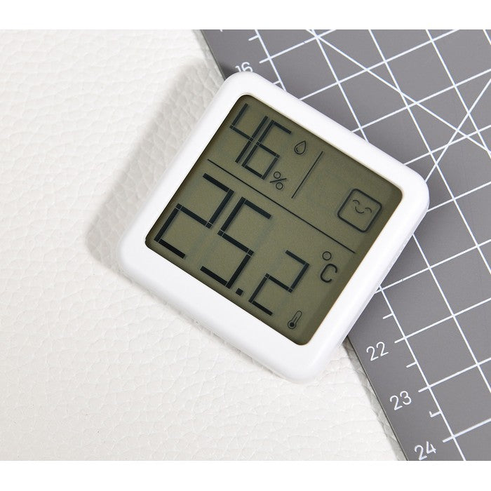 TERMOMETRU-HIDROMETRU DIGITAL 9.9-50C ALB DELI*