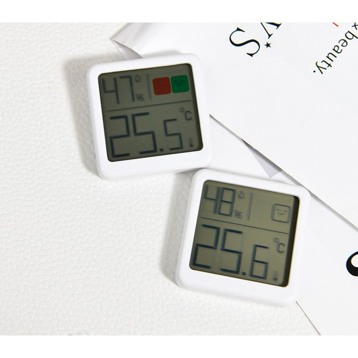 TERMOMETRU-HIDROMETRU DIGITAL 9.9-50C ALB DELI*