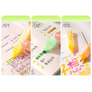 TEXTMARKER (EVIDENTIATOR) DELI CATS, set 4 buc