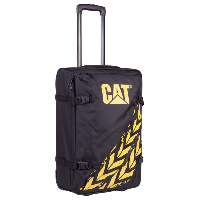 TROLLER CATERPILLAR Soft Luggage (20/23/27 inch), set 3 buc, material poliester, GALBEN/NEGRU*