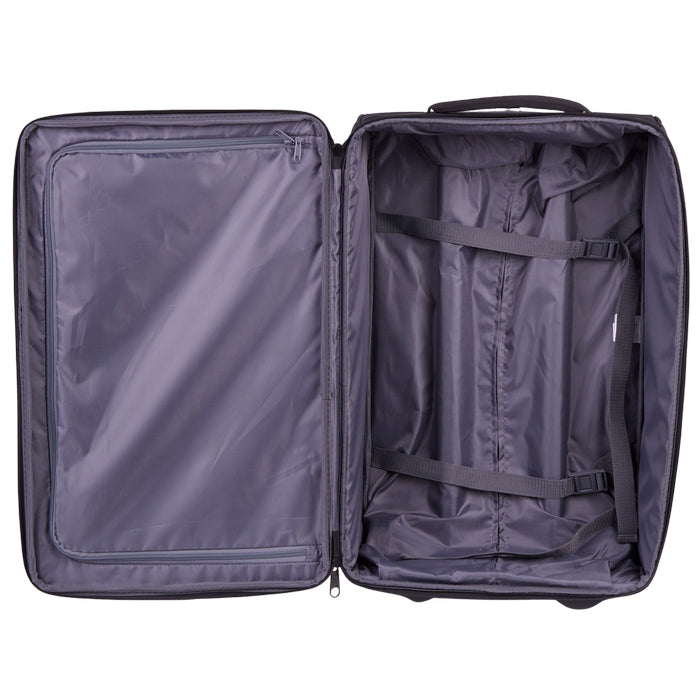 TROLLER CATERPILLAR Soft Luggage (20/23/27 inch), set 3 buc, material poliester, GALBEN/NEGRU*