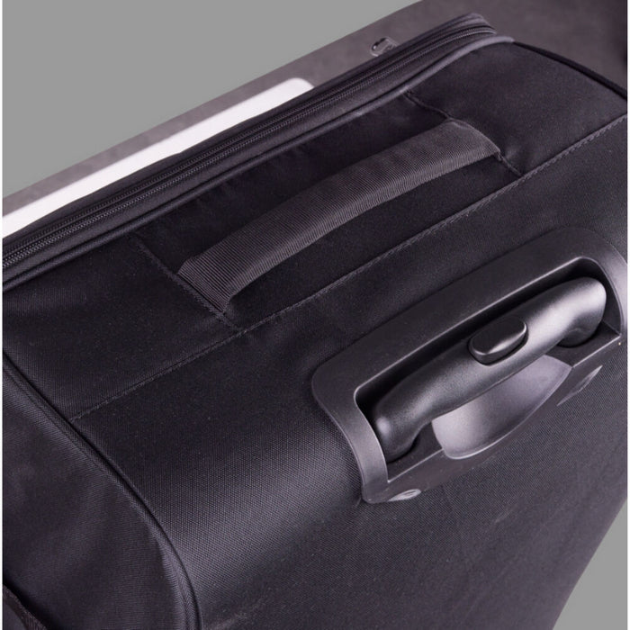 TROLLER CATERPILLAR Soft Luggage, 23 inch, material poliester, galben/negru PROMO*