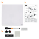 TABLA MAGNETICA DIN PLASTIC, PATRATA, NOBO, 36x36 cm, ALBA*