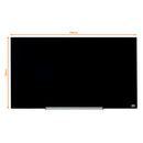 TABLA MAGNETICA STICLA NEAGRA, NOBO IMPRESSION, WIDESCREEN 45", 56 x 100 cm*